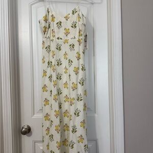 Zara Cream Floral Dress